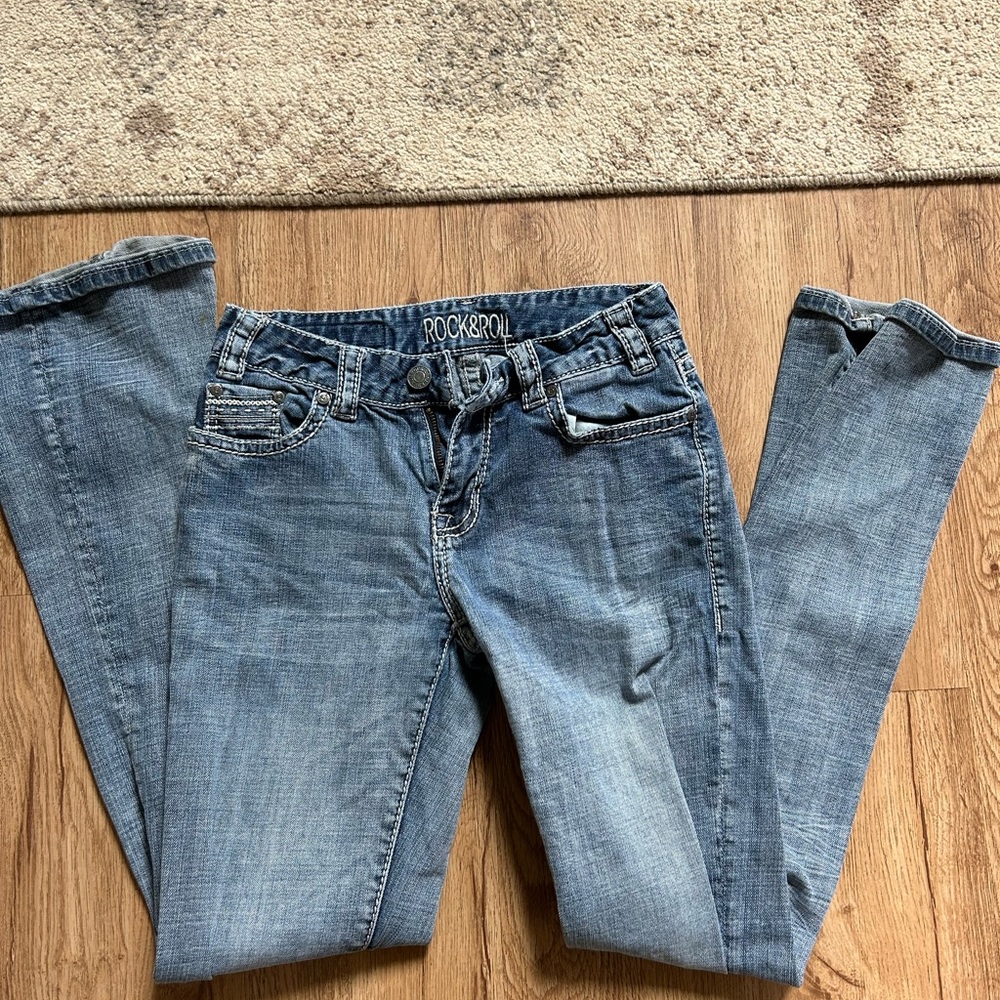 Rock & roll bootcut mid rise jeans